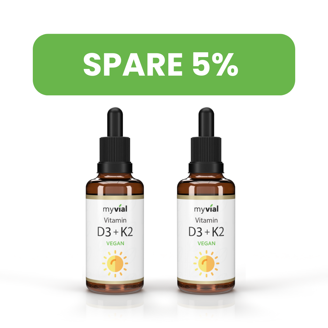 myvial Vitamin D3 + K2 Tropfen im Zweierpack