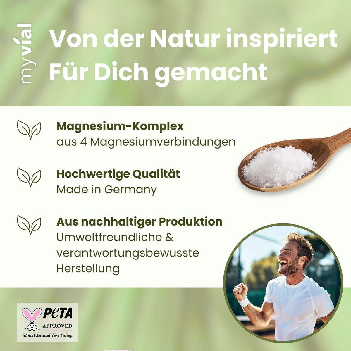myvial Magnesium Komplex: Übersicht der Magnesiumverbindungen