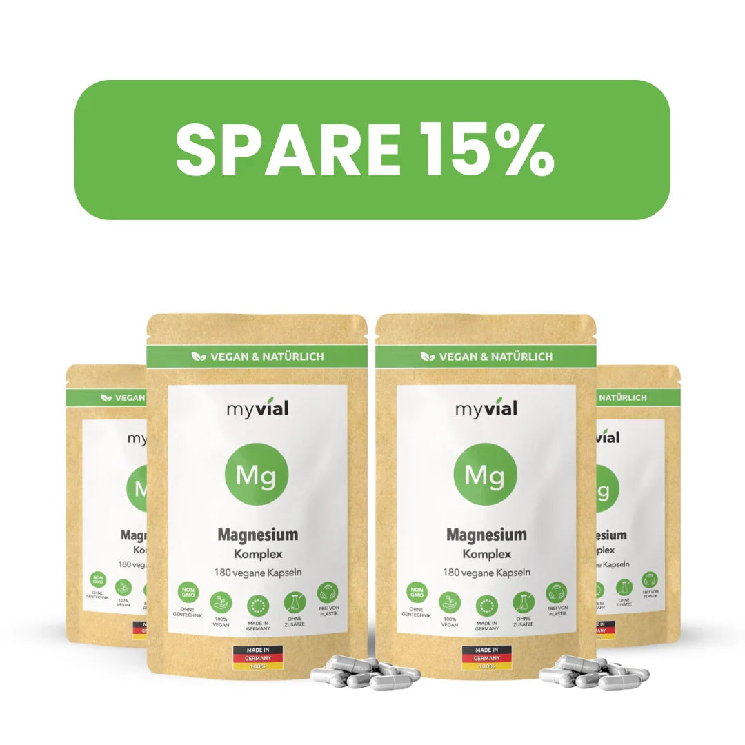 myvial Magnesium Komplex im Viererpack