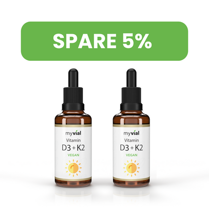 myvial Vitamin D3 + K2 Tropfen im Zweierpack