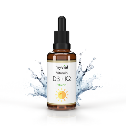 myvial Vitamin D3 + K2 Tropfen in einer Pipettenflasche