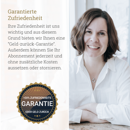 Ballstad-Markenbild mit Frau und Anbieterinformationen