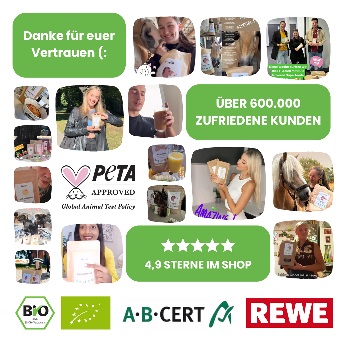 myvial-Markenbild mit Fotocollage