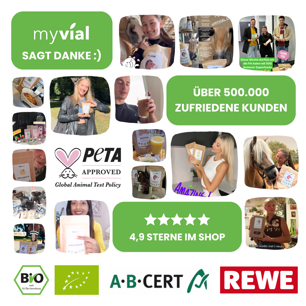 myvial-Markenbild mit Fotocollage