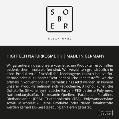 sober-Markenbild mit Produktinformationen